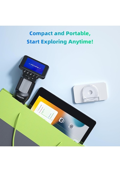 Andonstar Ad013 Taşınabilir Dijital Mikroskop 2.8 İnç Ekranlı Şarjlı