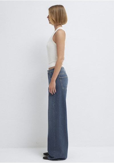 Mavi - Siena Iconic Puslu Koyu Mavi Jean Pantolon 1010763-a3778