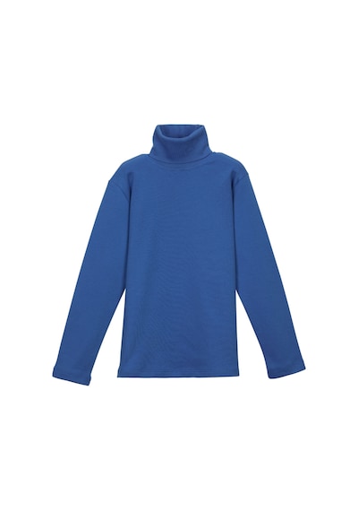 Lovetti Saks Kız Çocuk Tam Balıkçı Uzun Kol Tişört 1022S018 Saks Mavi