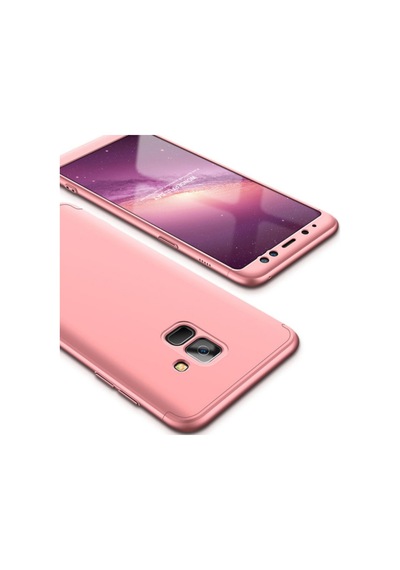 Galaxy A8 Plus 2018 Kilif Zore Kamera Korumali 360 Tam Koruma Ays 238073961 - Kampanya-Renk / Nano Ekran Koruyucu(+25)-Rose