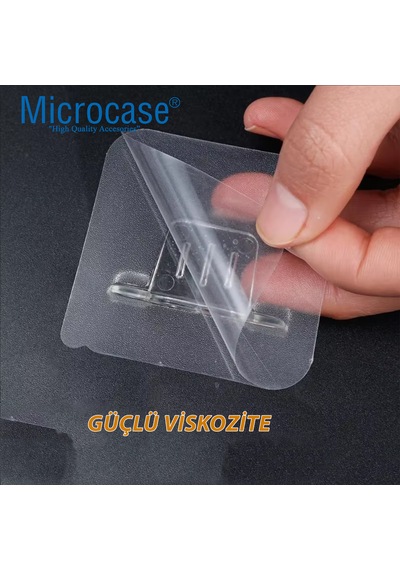 Microcase Güçlü Yapışkanlı Tıraş Bıçağı Tutucu Askılığı -al4940 2 Adet Şeffaf