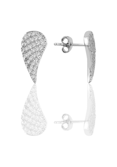 Gümüş Kanat Modeli Küpe N11.41385