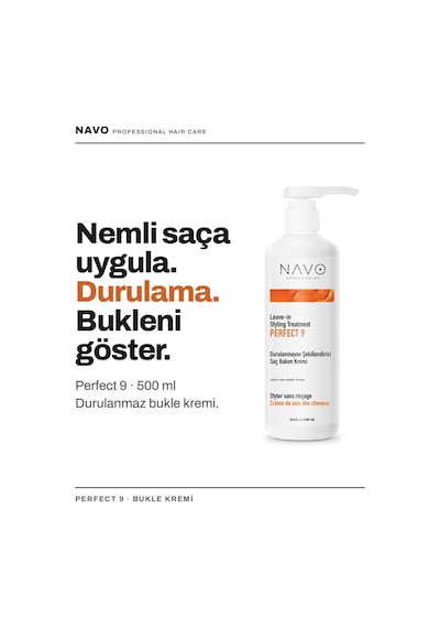 Bukle Belirginleştirici Durulanmayan Saç Kremi - Kıvırcık Saçlar İçin - Sülfatsız - 500ml
