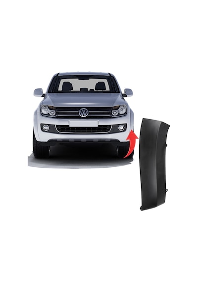 Vw Amarok Sol Ön Tampon Kaplamasi Dodik Küçük 2012-2016 2Hh85372 528254103