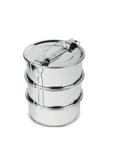 Sefer Tası Yemek Taşıma Kabı 3 Lü 12 Cm Çap Tek Kişilik