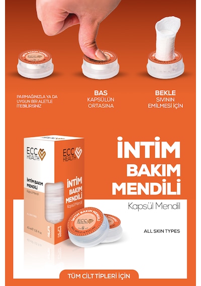 İntim Bakım Mendili 5 Li Genital Bölge Temizleme Ve Ferahlık Mendili Ph Dengeli, Aloe Vera & Bisabolol İçerikli
