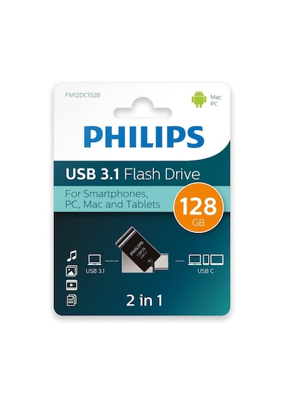 128gb Otg Dual Drive Type-c Ve Usb Flash Bellek