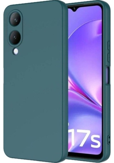 Vivo Y17s Kılıf Zore Mara Lansman Kapak Koyu Yeşil