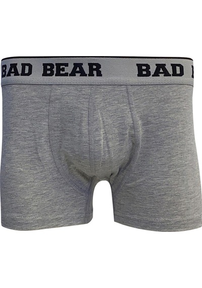 Bad Bear Basic Gri Melanj Erkek Boxer - L