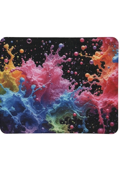 Renkli Köpükler Desenli 40x28 Cm Gamepad Kaymaz Taban Bilgisayar Oyuncu Gaming Mouse Pad Mausepad