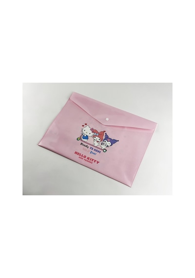 Hello Kitty Kuromi Lisanslı A4 Çıt Çıtlı Evrak Dosyası Okul Alışverişi, Kırtasiye Çıt Çıt Dosyalık - Bgakuromidosya003 Çok Renkli
