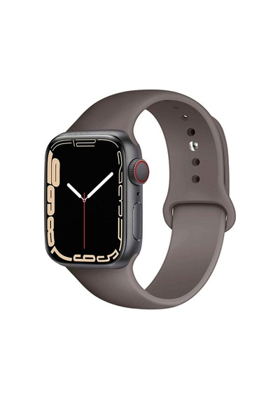 Apple Uyumlu  Watch  2/3/4/5/6/7/8/se/ultra 42/44/45/49mm Yumuşak Silikon Large Kordon