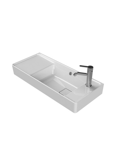 80x35 Cm Etajerli Seramik İle Modern Tasarım 508 Yeşil