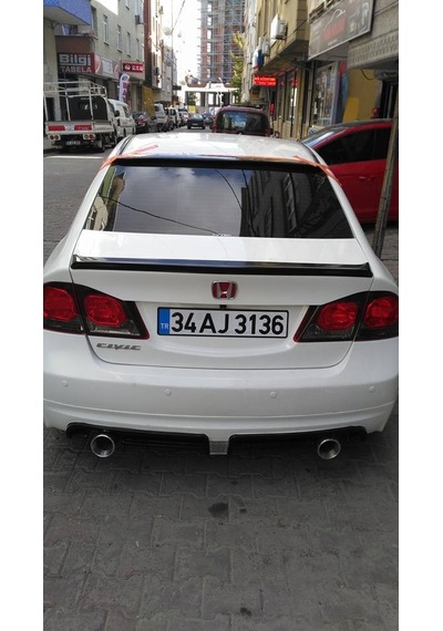 Honda Civic Fd6 Mugen Rr Arka Ek Plastik