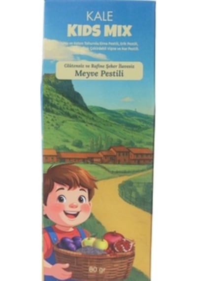 Glutensiz Şekersiz Meyve Pestili 80 Gr