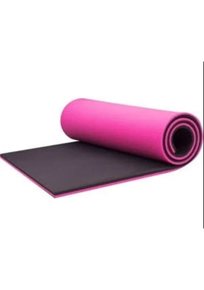 Doğa Kamp Pilates Matı Spor Matı Çift Taraflı Kalın Mat Kamp Minderi Pembe