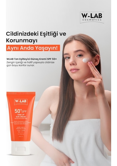 W-Lab Cosmetics Ton Up Güneş Kremi 50 Ml
