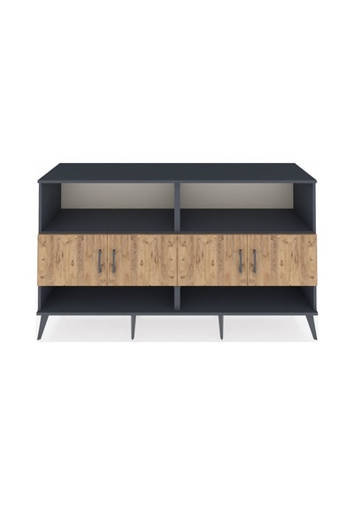 Hyperion Konsol 4 Raflı 4 Kapaklı 176x44x99 Antrasit-çam/aytaşı Antrasit-çam/aytaşı Hyperion Konsol 4 Raflı 4 Kapaklı 176x44x99 Antrasit-çam/aytaşı Antrasit-çam/aytaşı