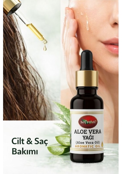 Safvital Aloe Vera Yağı 20 Ml Aromatik Yağ, Doğal Oda Kokusu Ve Bakım Amaçlı Kullanım