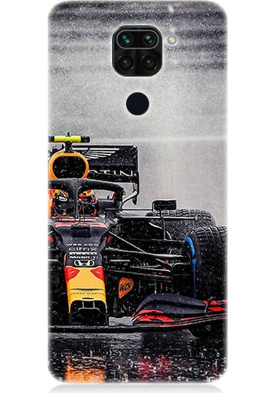 Xiaomi Redmi Note 9 Uyumlu Silikon Kılıf Max Verstappen F1 Aracı