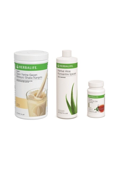 Herbalife Vanilyalı Shake + Aloevera + 50 Gr Klasik Çay