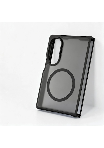 Samsung Uyumlu Galaxy Z Fold 8 Kılıf M-safe Şarj Özellikli Kamera Korumalı Zore Lunex Kapak