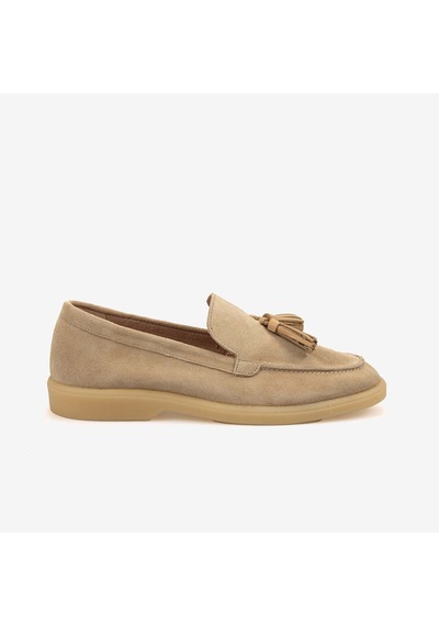 Kemal Tanca Kadın Loafer 15001 Bej