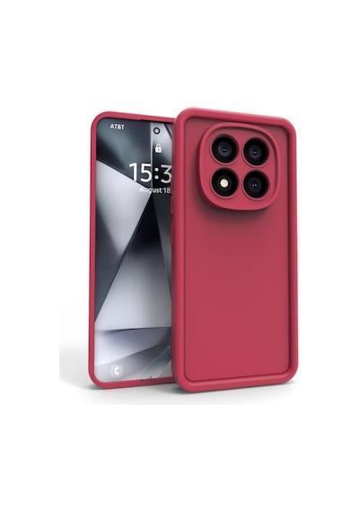 Xiaomi Redmi Note 14 Pro 5g / Poco X7 5g Kılıf Kamera Korumalı Kalın Kenarlı Viera Silikon Case Mürdüm