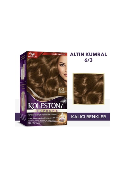 Koleston Supreme Kit Saç Boyası 6/3 Altın Kumral