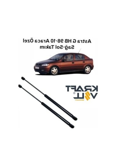 Astra G Hb 1998-2010 Arası Araca Özel Sağ-sol Takım Bagaj Amortisörü