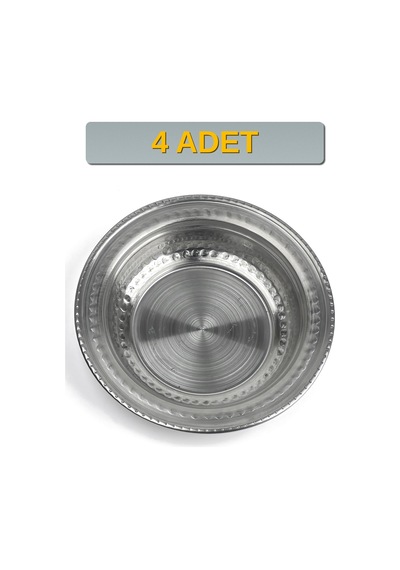 Binbir Trend 15 Cm Yanaklı Krom Çelik Cacık Ve Çorba Kasesi 270 Ml Lokanta, Restoran Ve Ev Tipi Kase -kase1511 4 Adet