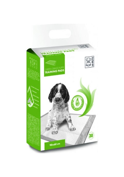 10162703 M-pets Green Grass Yavru Köpek Çiş Eğitim Pedi 90x60cm 30 Lu