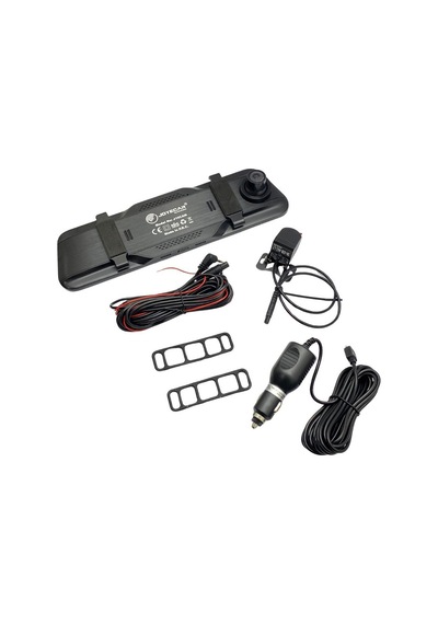 Araç Yol Kayıt Kamerası Dikiz Aynalı 10 İnç Full Hd Ön-arka Kameralı/park Modlu 64 Gb