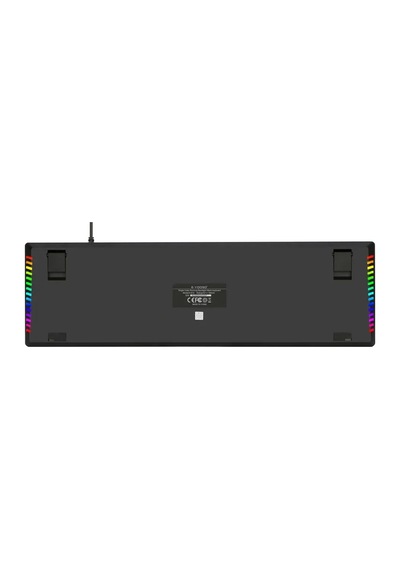 E-Yooso K610 Mavi Switch Yanlar Rainbow Mekanik Klavye
