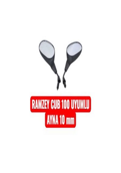 Ramzey Cub 100 Uyumlu Ayna 10 Mm Erpilsan Elektronik Siyah