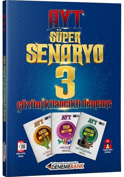 Denemebank Yayınları Ayt Senaryo 3 Deneme