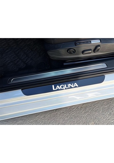 Laguna Pleksi Kapı Eşiği Piano Black 4 Parça