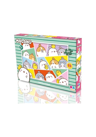 Mol 714 Molang 100 Parça Lisanslı Puzzle