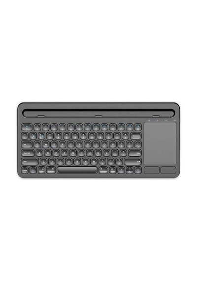 Şarjlı Bluetooth Touchpad Klavye Dual Bağlantı Galaxy Tab S9 Fe Uyumlu Hızlı Ve Kolay Kablosuz Bağlantı Tablet Ve Telefon İle Kullan Türkçe Q Klavye Zr731