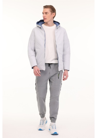 Lumberjack Ml Lucas Coat 1n55 4pr A Grı Erkek Mont 000000000101813675 Gri-k Mavı Gri - Koyu Mavi