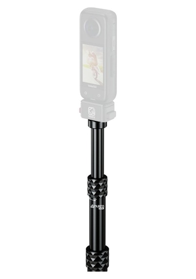 Nukrotech Motosiklet 360 Aksiyon Kamera Çubuğu Siyah