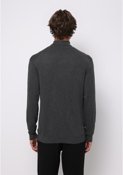 Colin's Colins Regular Fit Turtle Neck Jakarlı Erkek Antrasit Kazak Cl1077102 Q1.v1 Anm Antra Melanj