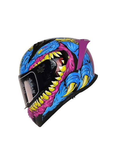 Mts Pro Helmets M-801 Snake Full Face Motosiklet Kaskı Dark Grey
