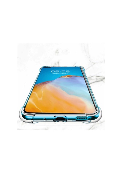 Huawei P40 Kılıf Şeffaf Nitro Anti Shock Kapak Renksiz