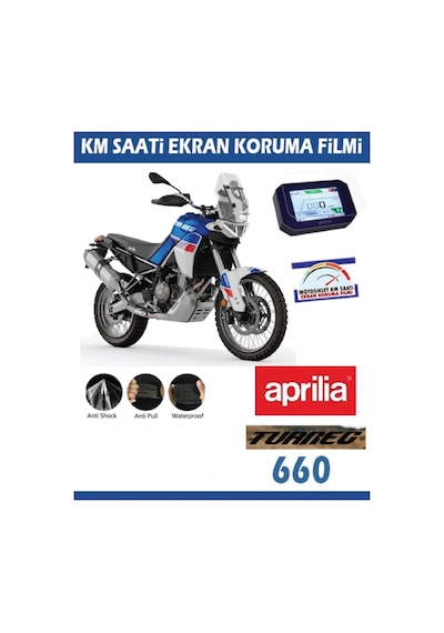 Aprilia Tuareg 660 Motosiklet Ekran Km Koruyucu