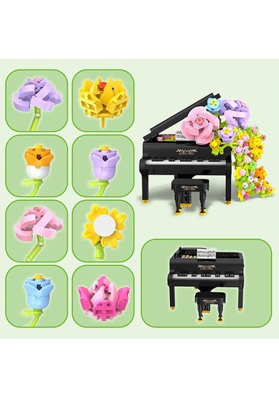 Ctoys The Movement Of Flowers Çiçekli Piyano Bloklar 21194