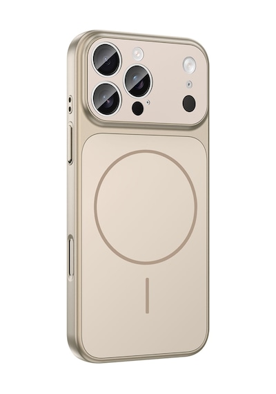 Apple Uyumlu iPhone 14 Pro Max Kılıf M-safe Şarj Özellikli Kamera Korumalı Kapak Ryc / Formen Gold