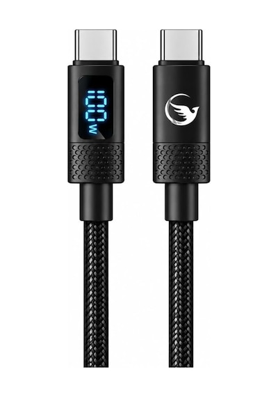 Sprange Legend Series Type-c To Type-c 100w Hızlı Şarj Ve Data Kablosu 5a / 1000mm Sr-15 Siyah