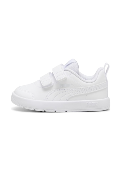 Puma Courtflex V3 V Ps 397642-02 Ortopedik Çocuk Spor Ayakkabı Beyaz