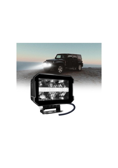 Life Offroad Sis Lambası 11,5 X 8 X 9cm Beyaz-amber Gündüz Ledli 28w 12-80v Adet/ Lass352